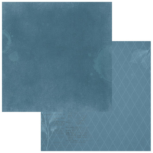 49 And Market - Faded Memory Lane Collection - 12 x 12 Double Sided Paper - Forgotten