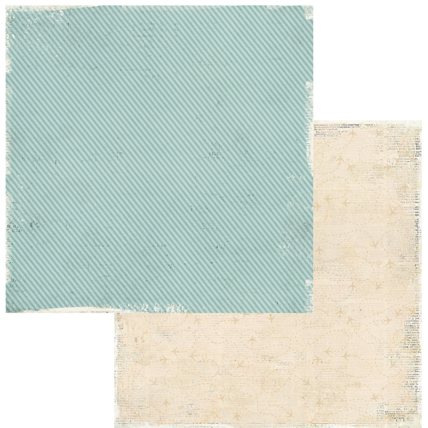 49 And Market - Travel Diaries Collection - 12 x 12 Double Sided Paper - Solids 01