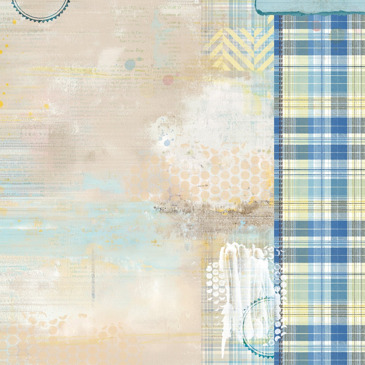 49 and Market - Glimmer And Glee Collection - 12 x 12 Double-Sided Paper - Gala