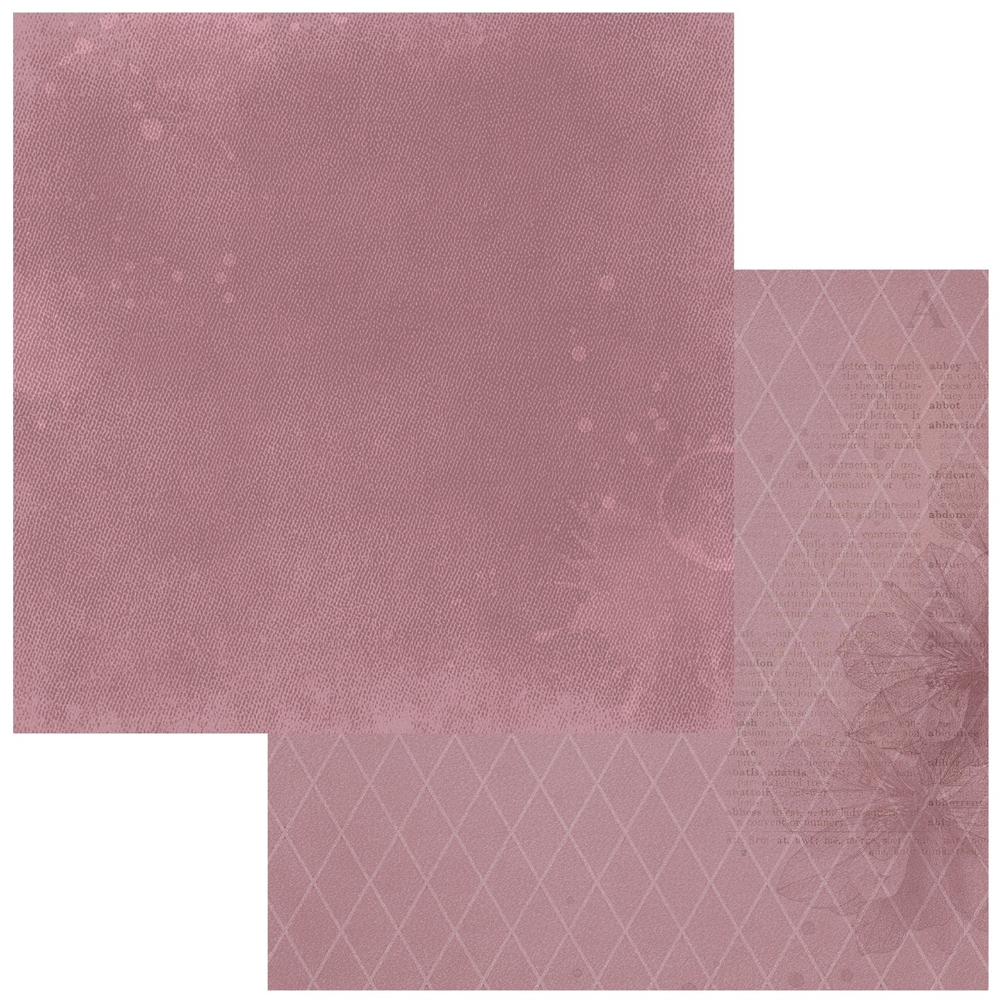 49 And Market - Faded Memory Lane Collection - 12 x 12 Double Sided Paper - Fragment