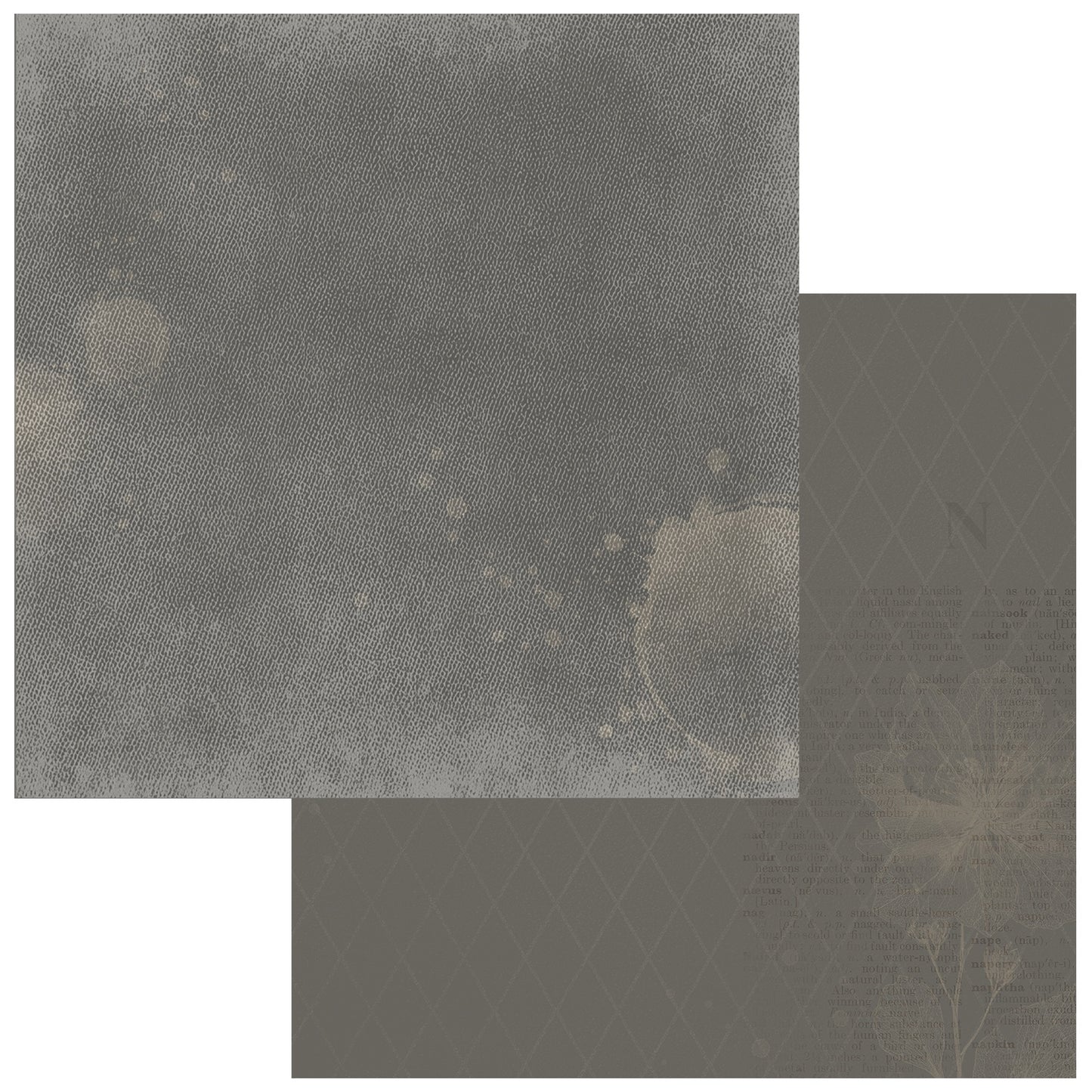 49 And Market - Faded Memory Lane Collection - 12 x 12 Double Sided Paper - Documented