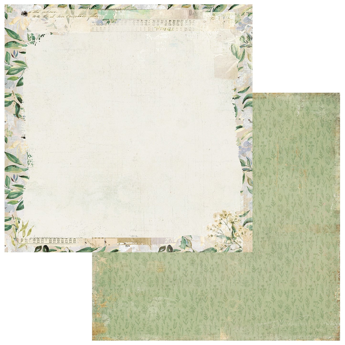 49 And Market - From The Garden Collection - 12 x 12 Double Sided Paper - Seed & Soil
