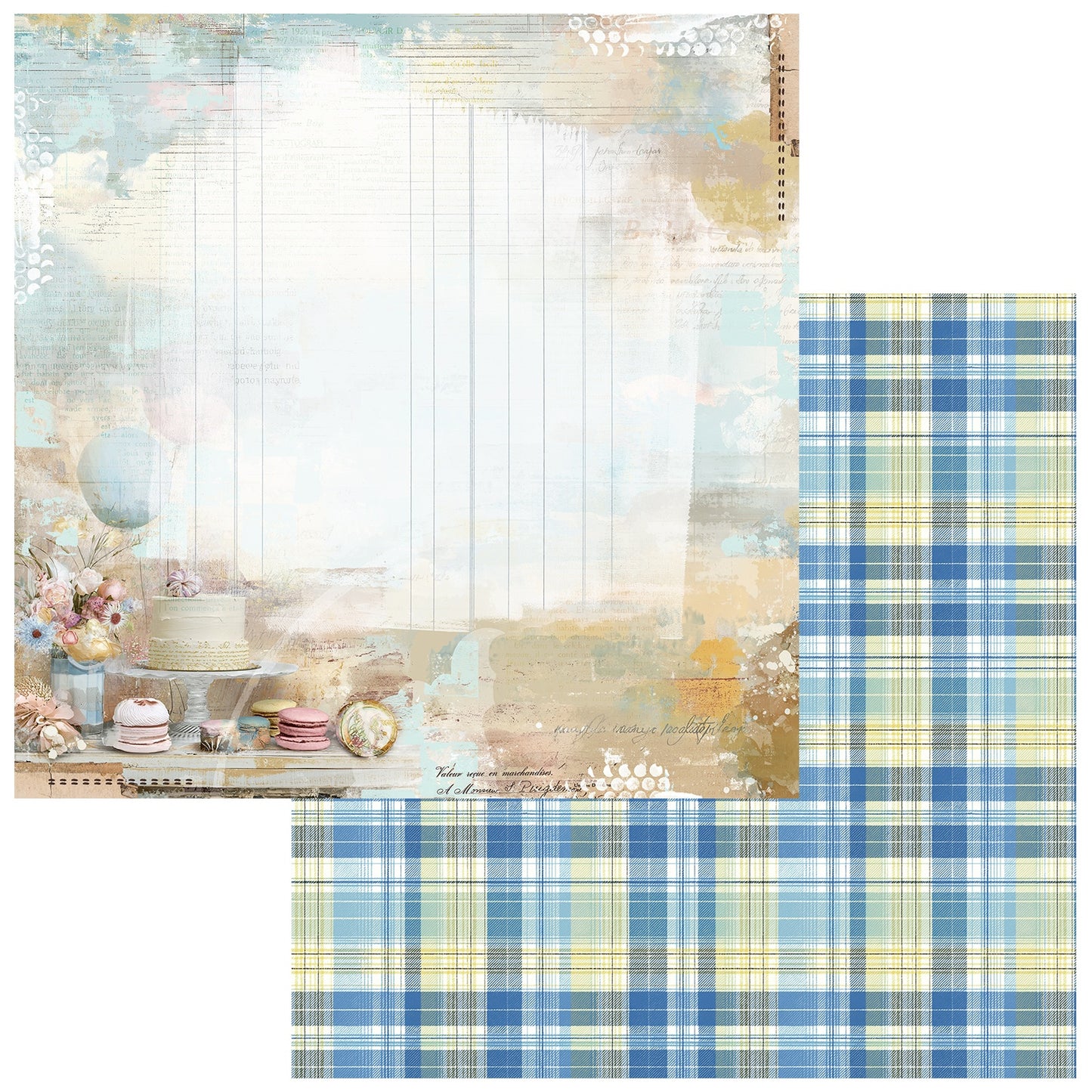 49 and Market - Glimmer And Glee Collection - 12 x 12 Double-Sided Paper - Hooray