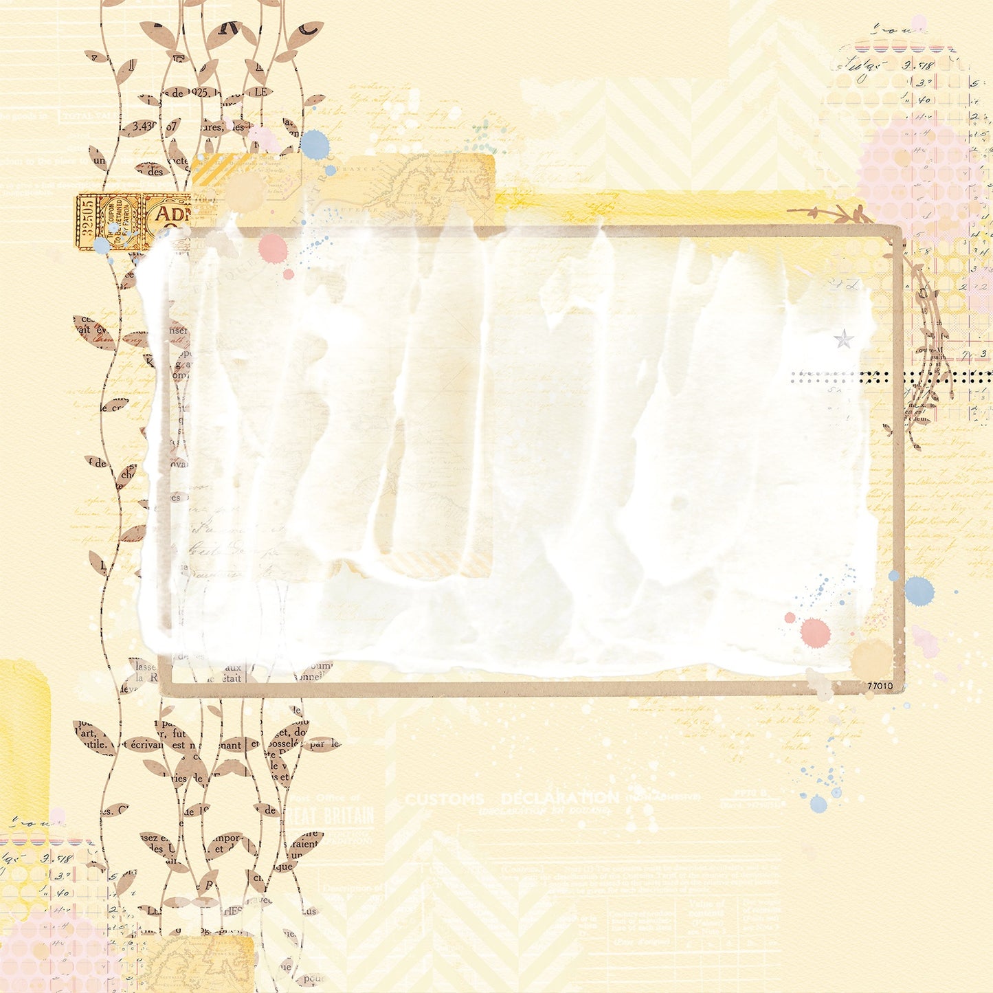 49 and Market - Glimmer And Glee Collection - 12 x 12 Double-Sided Paper - Celebrate