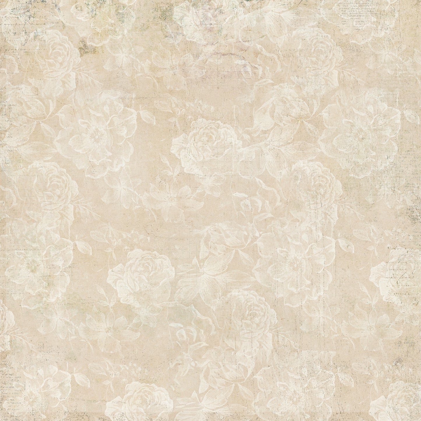 49 And Market - From The Garden Collection - 12 x 12 Double Sided Paper - Wildflower