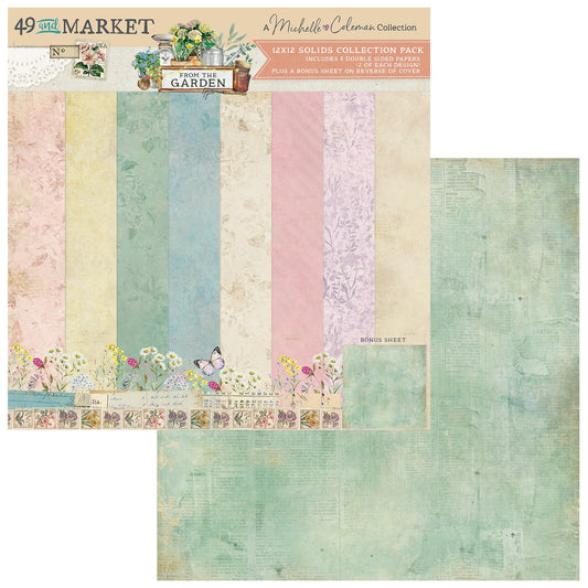 49 And Market - From The Garden Collection - 12 x 12 Collection Pack - Solids