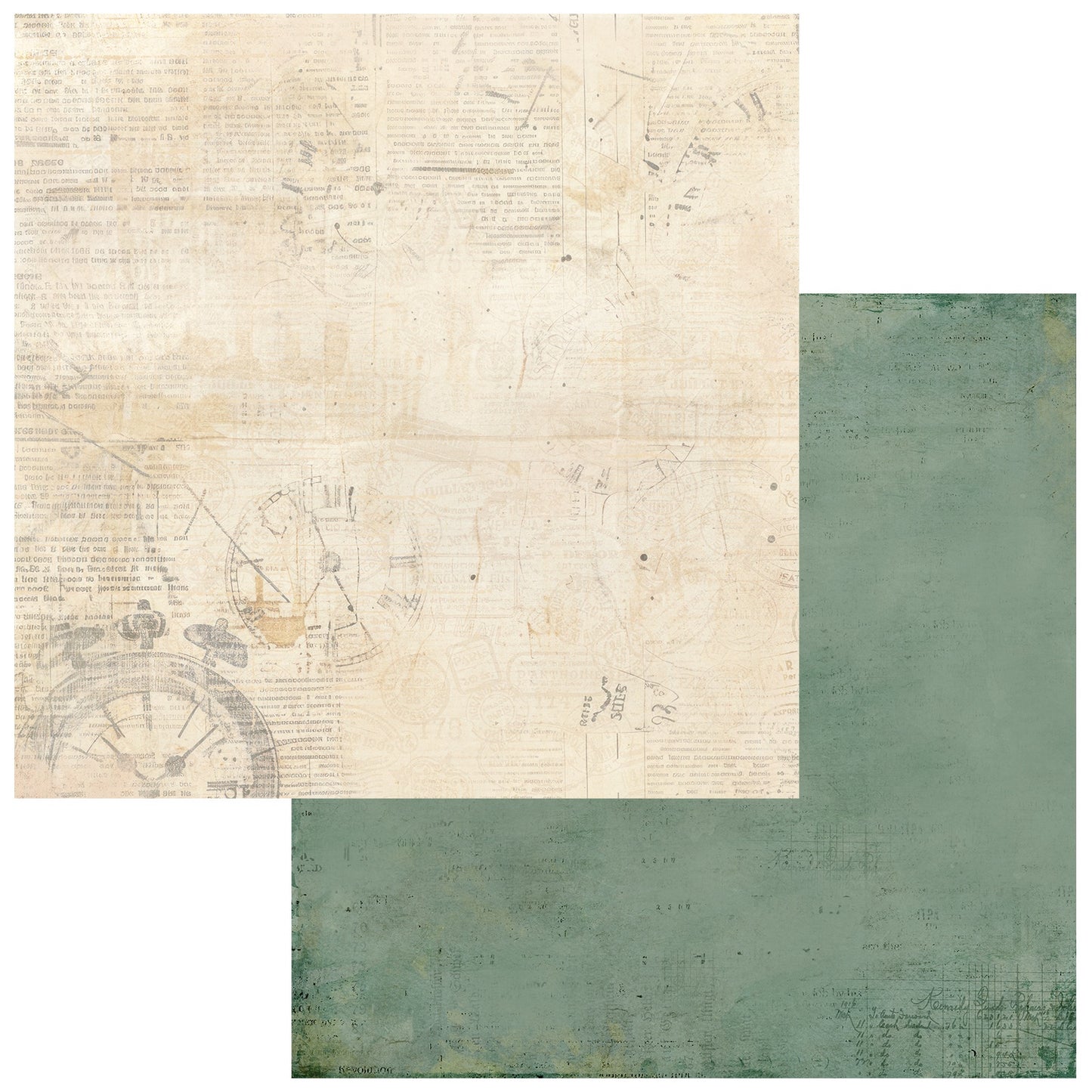 49 And Market - Travel Diaries Collection - 12 x 12 Double Sided Paper - Solids 02