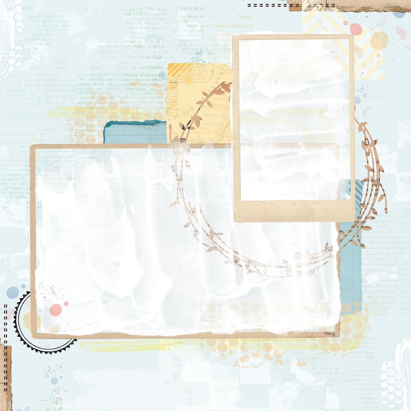 49 and Market - Glimmer And Glee Collection - 12 x 12 Double-Sided Paper - Cheers