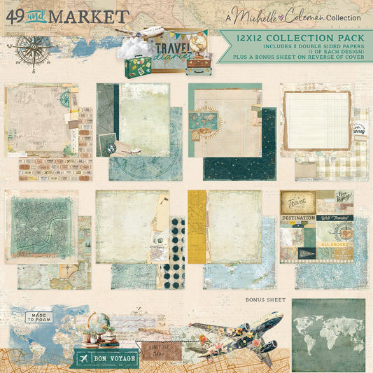 49 And Market - Travel Diaries Collection - 12 x 12 Collection Pack