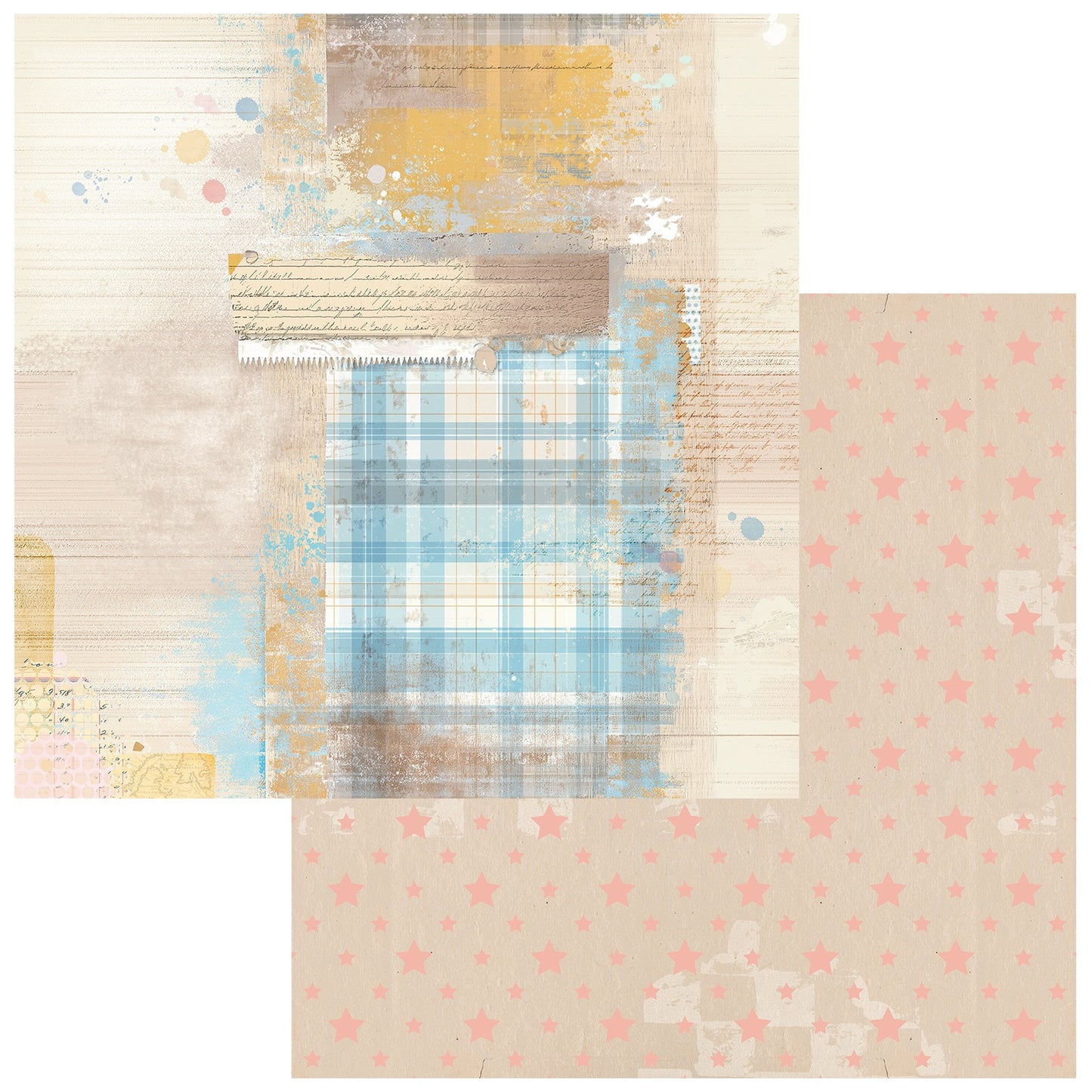 49 and Market - Glimmer And Glee Collection - 12 x 12 Double-Sided Paper - Bash