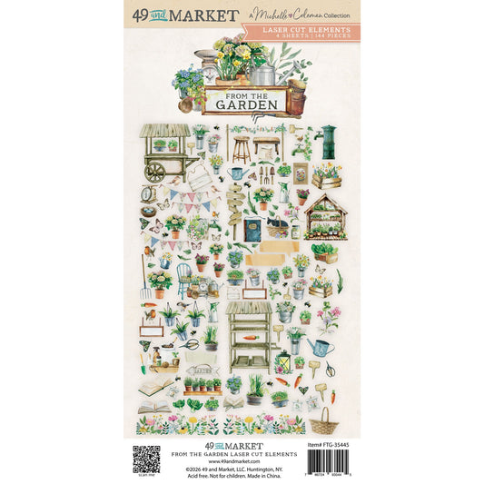 49 And Market - From The Garden Collection - Ephemera - Laser Cuts - Elements