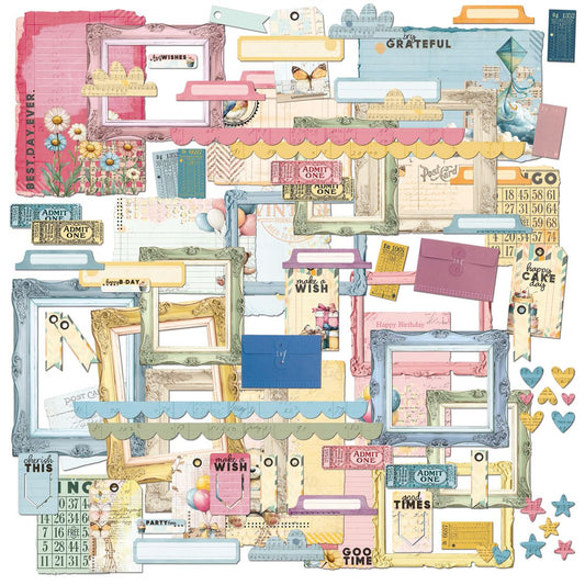 49 and Market - Glimmer And Glee Collection - Ephemera And Frames