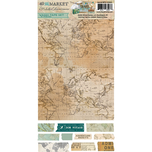 49 And Market - Travel Diaries Collection - Washi Tape Sheets