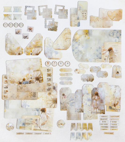 49 And Market - Faded Memory Lane Collection - Ephemera - Junk Journal Set