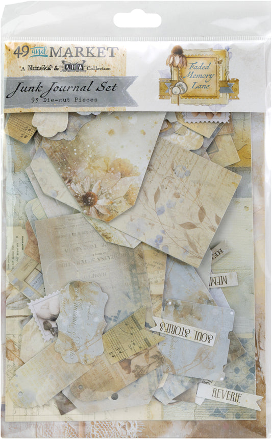 49 And Market - Faded Memory Lane Collection - Ephemera - Junk Journal Set