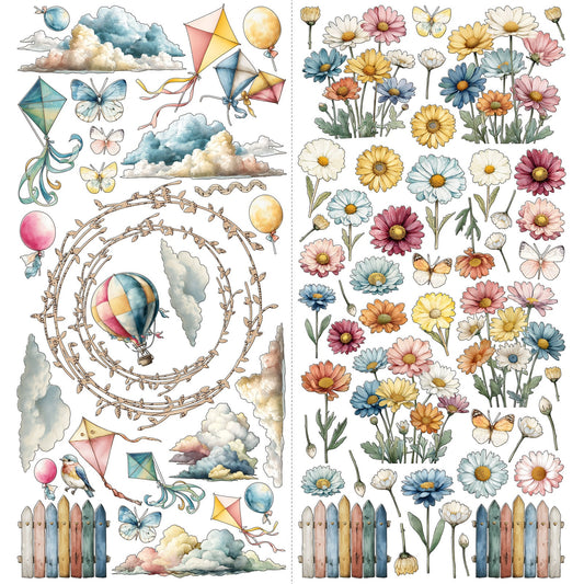 49 and Market - Glimmer And Glee Collection - Laser Cuts - Elements