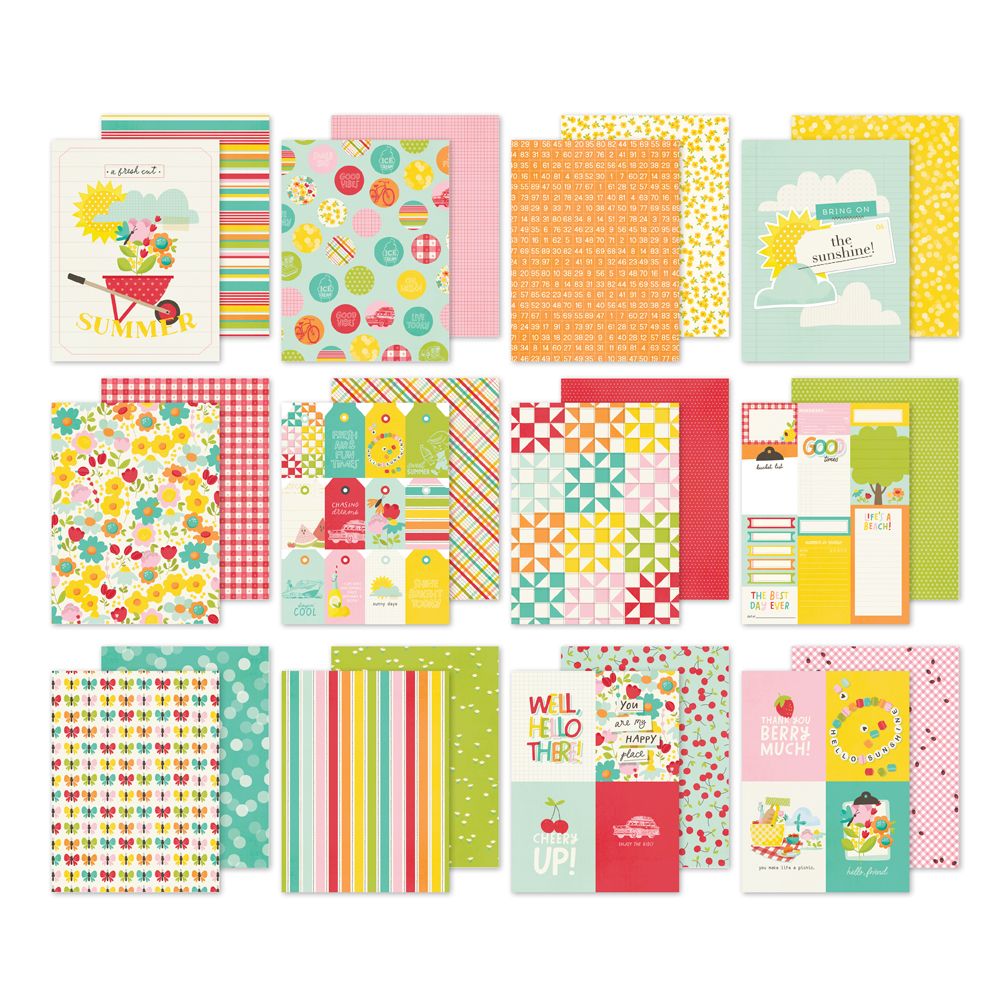 Simple Stories - 6 x 8 Paper Pad- Sweet Summertime