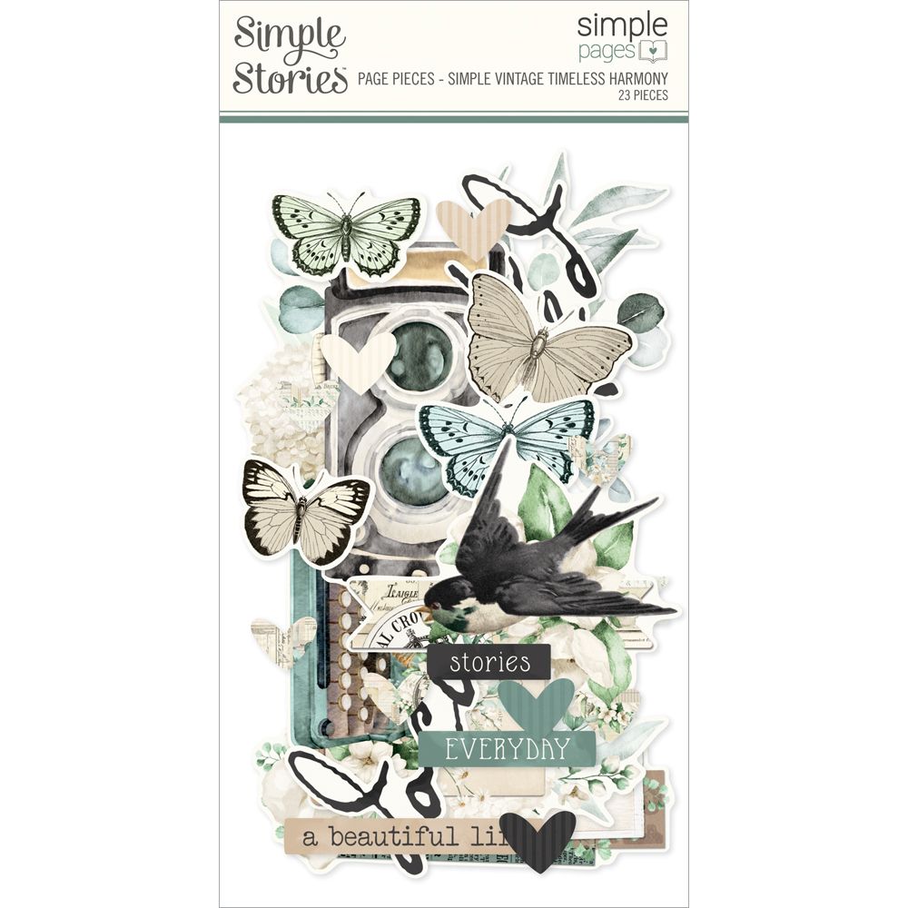Simple Stories - Simple Vintage Timeless Harmony - Simple Pages Page Pieces