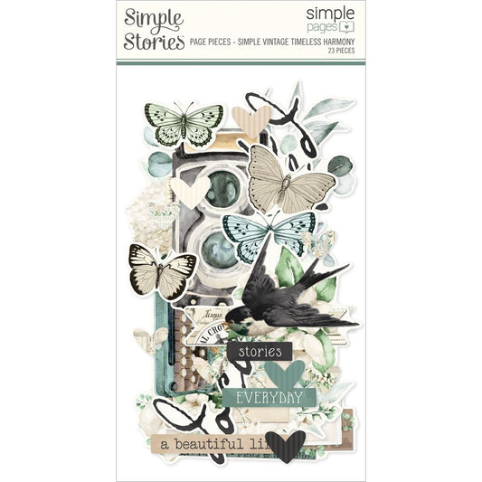 Simple Stories - Simple Vintage Timeless Harmony - Simple Pages Page Pieces