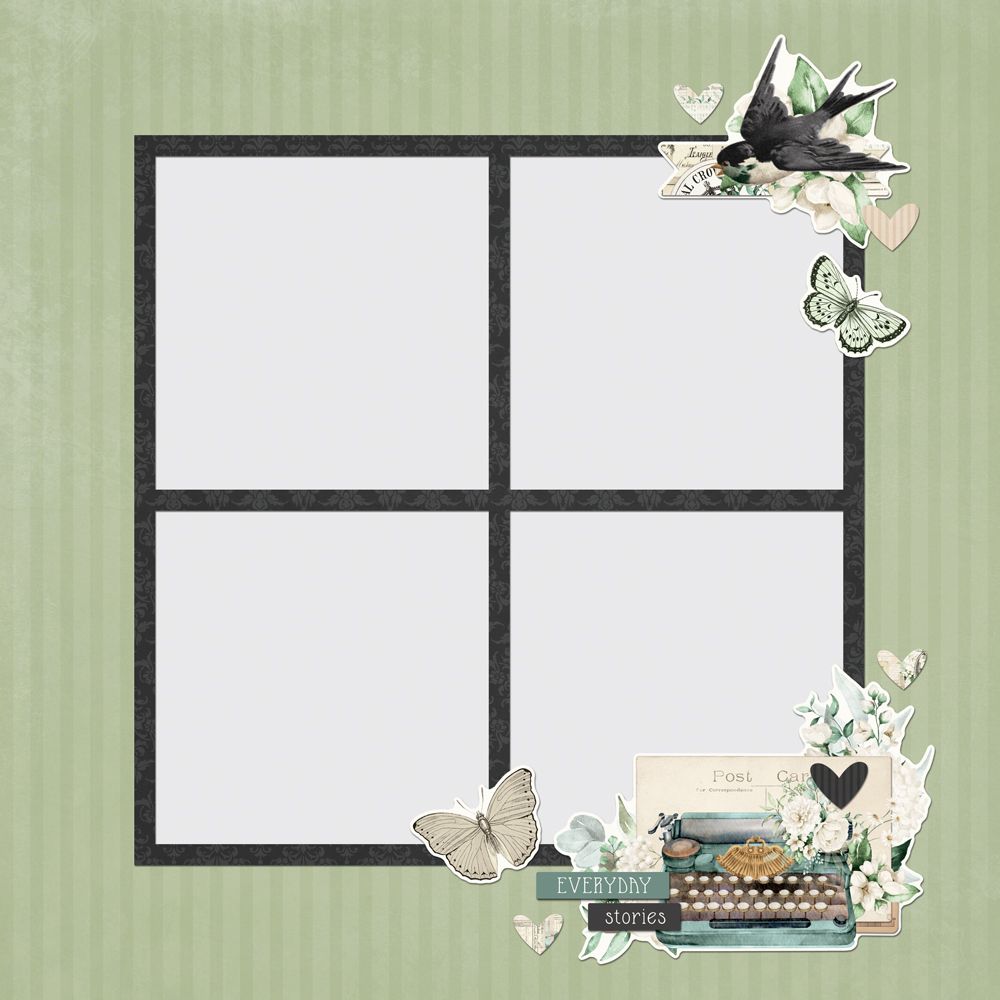 Simple Stories - Simple Vintage Timeless Harmony - Simple Pages Page Pieces