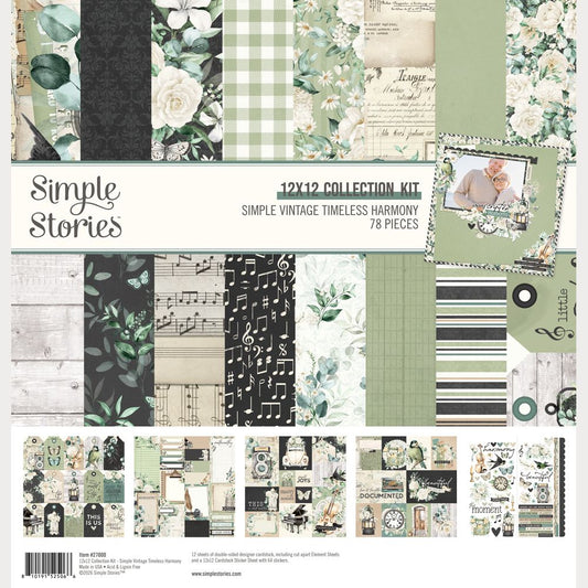Simple Stories - Simple Vintage Timless Harmony Collection - 12 x 12 Collection Kit