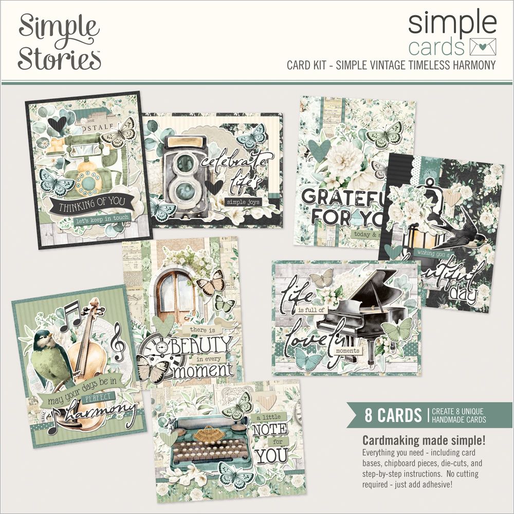 Simple Stories - Simple Vintage Timless Harmony Collection - Simple Cards Kit