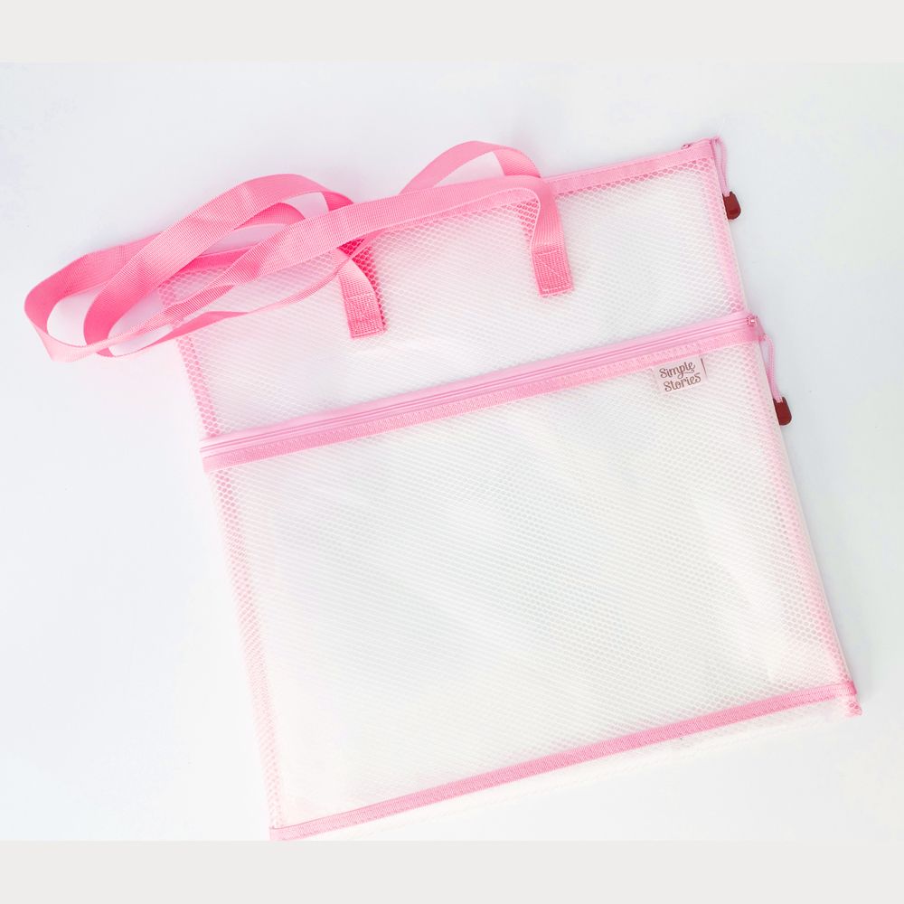 Simple Stories - Craft Bag - 16" x 16" - Pink