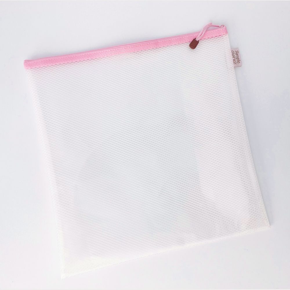 Simple Stories - Craft Storage Pouch - Large - Pink