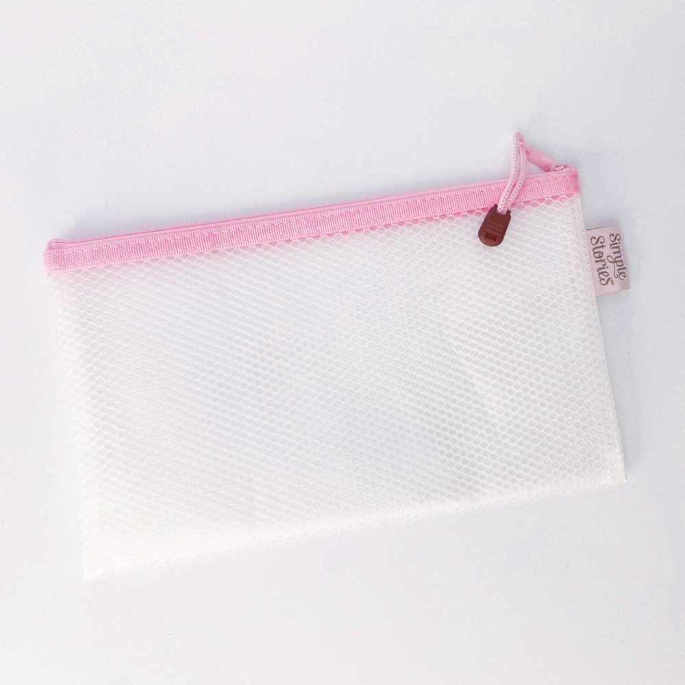 Simple Stories - Craft Storage Pouch - Small - Pink