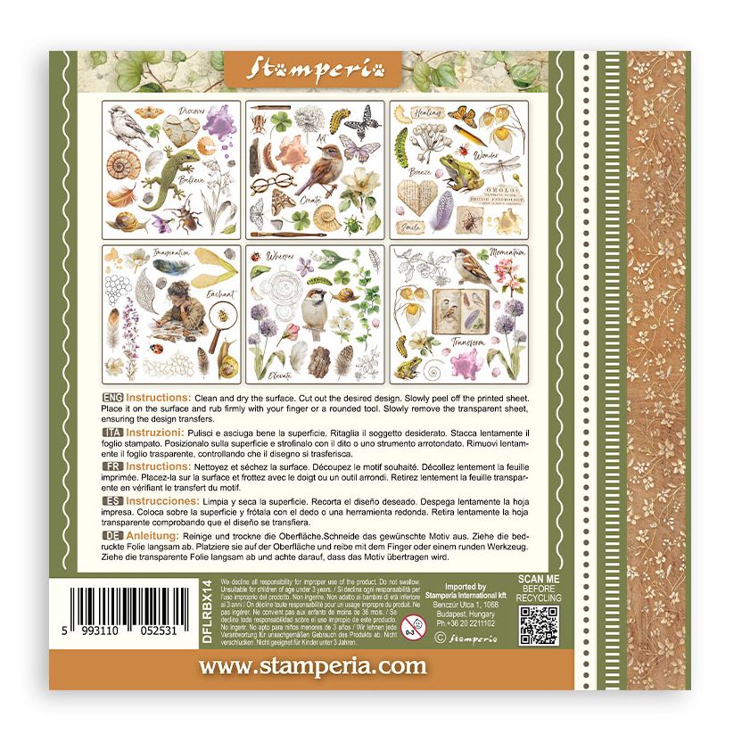 Stamperia - All Around Collection - Rub On Selection