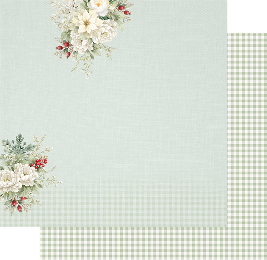 Uniquely Creative - Christmas Keepsakes Collection - 12 x 12 Double Sided Paper - Merry Little Things