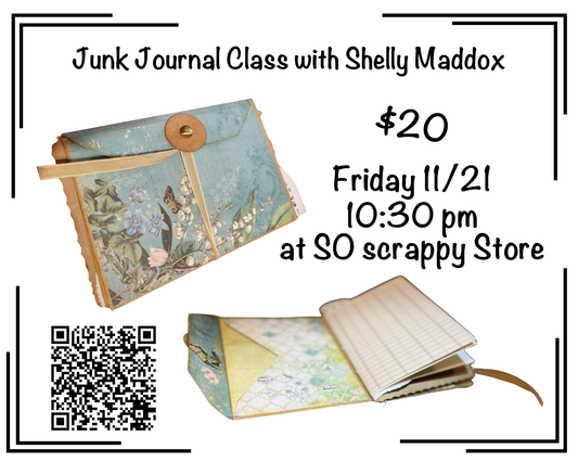 Junk Journal Class with Shelly Maddox - November Retreat Class