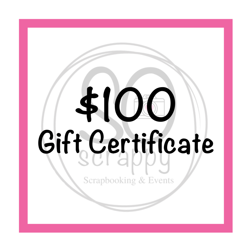SO scrappy GIFT CERTIFICATE