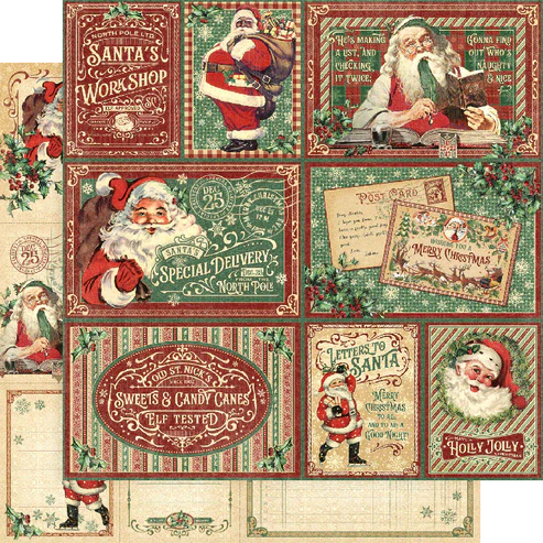 Graphic 45 - Letters to Santa 12×12 Collection Pack with Stickers