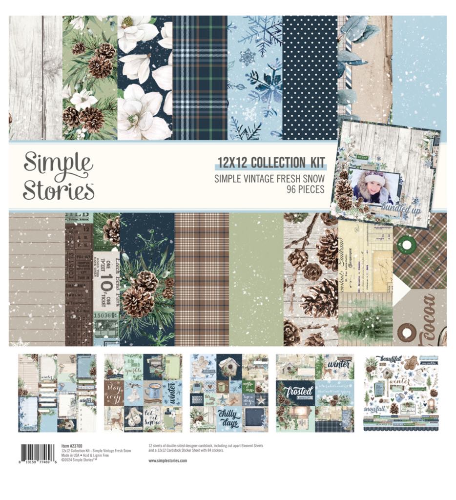 Simple Stories - Fresh Snow - Mini Album Class With Marla Harman