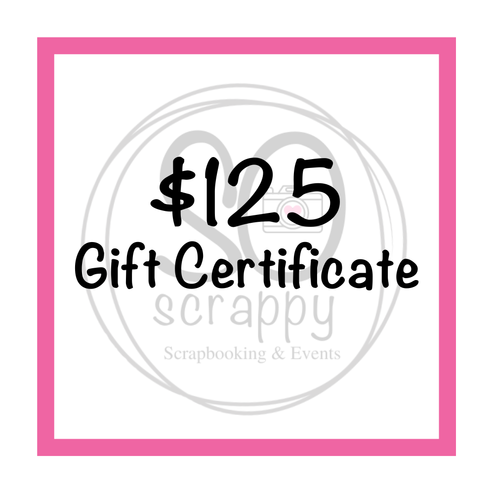SO scrappy GIFT CERTIFICATE