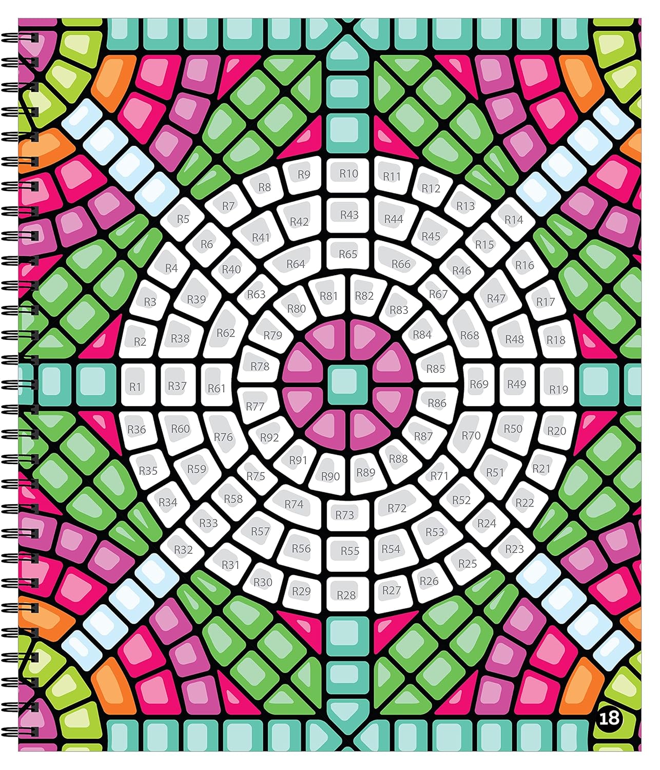 Brain Games - Sticker by Number: Mosaic