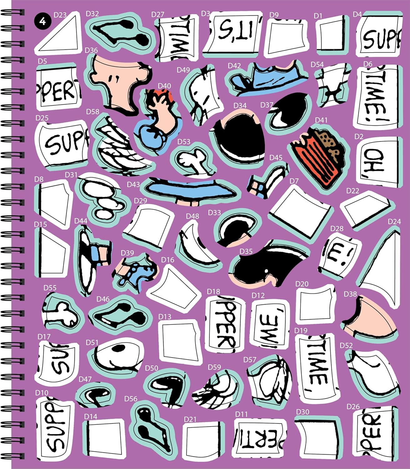 Brain Games - Sticker by Number - Snoopy