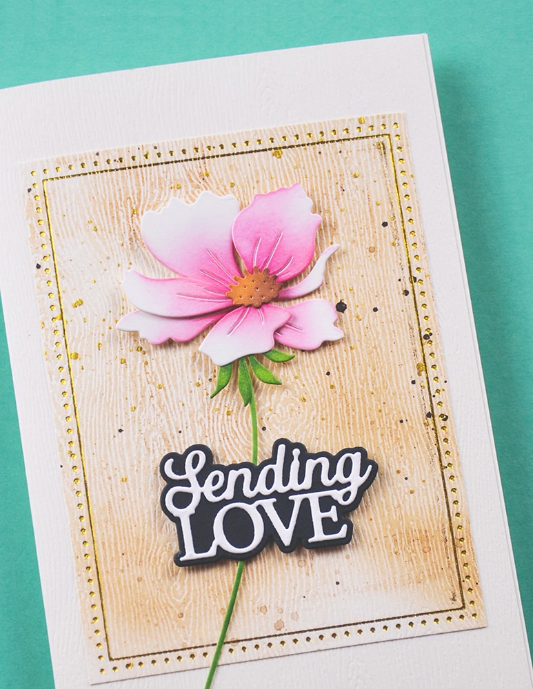 Memory Box Inc - Everyday Sentiments Collection  Craft Die - Sending Love