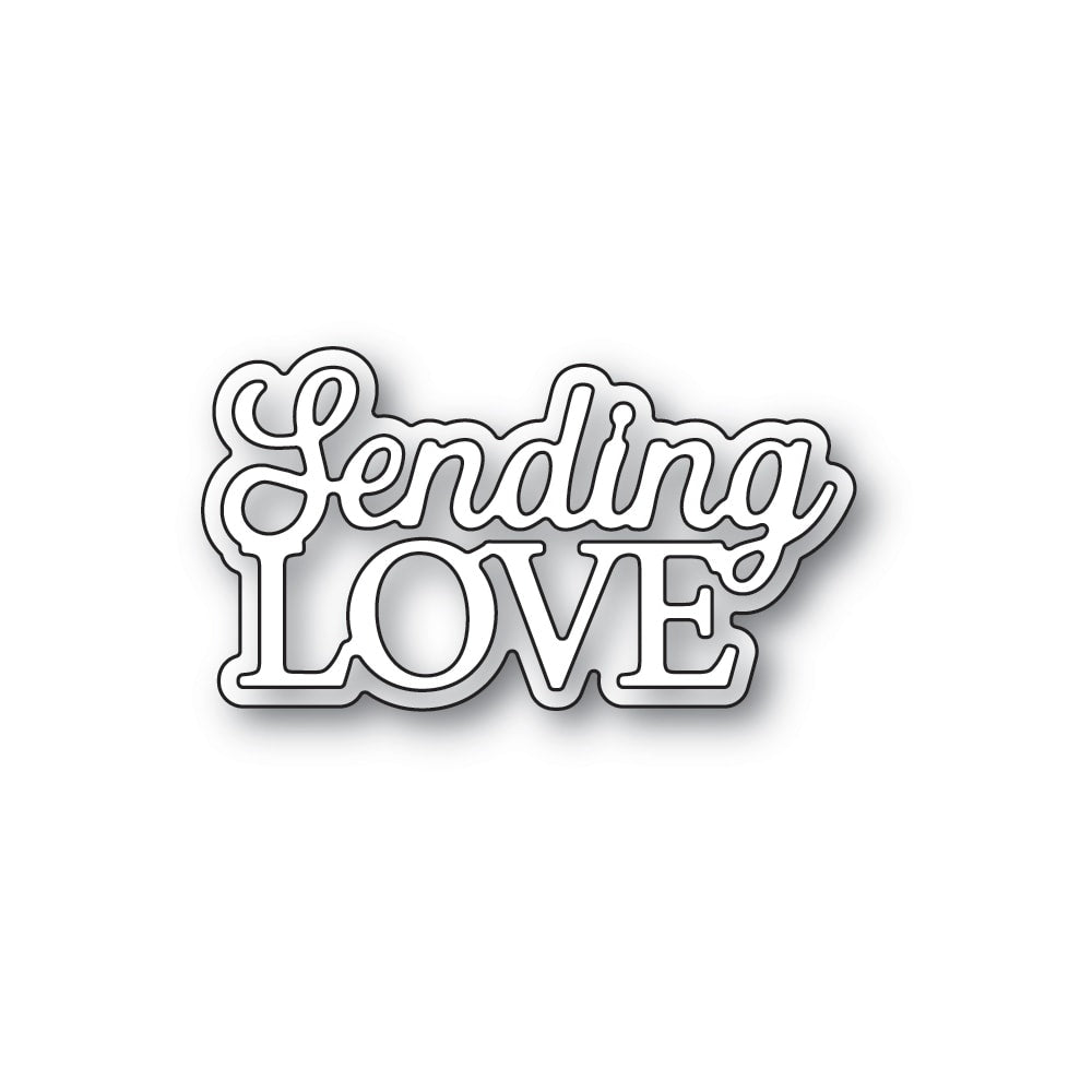Memory Box Inc - Everyday Sentiments Collection  Craft Die - Sending Love