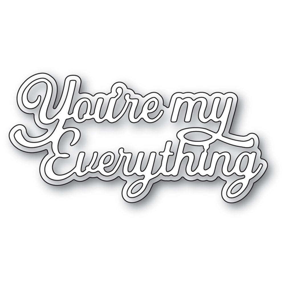 Memory Box Inc - Everyday Sentiments Collection  Craft Die - You're My Everything