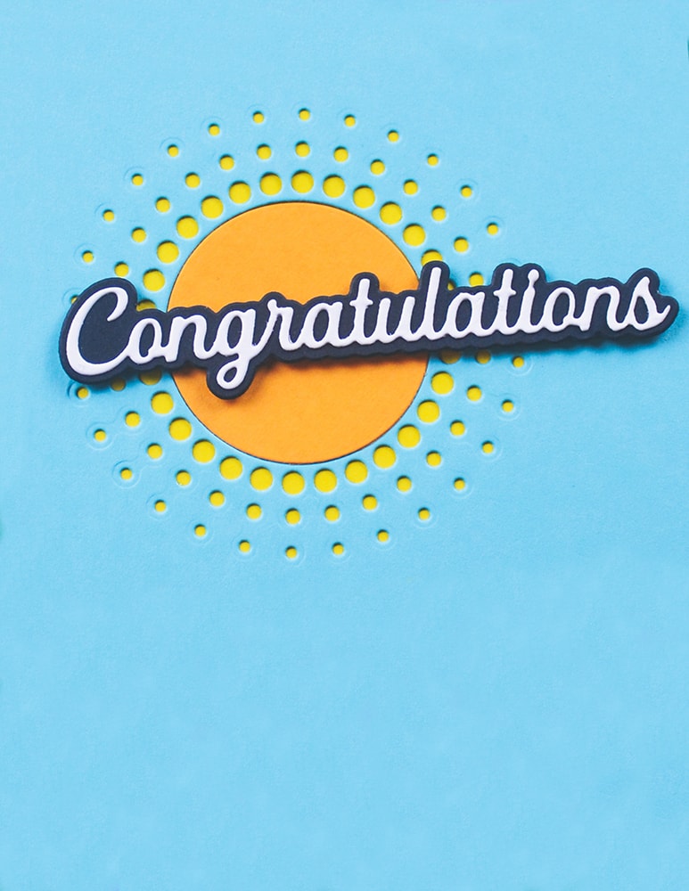 Memory Box Inc - Everyday Sentiments Collection  Craft Die- Congratulations