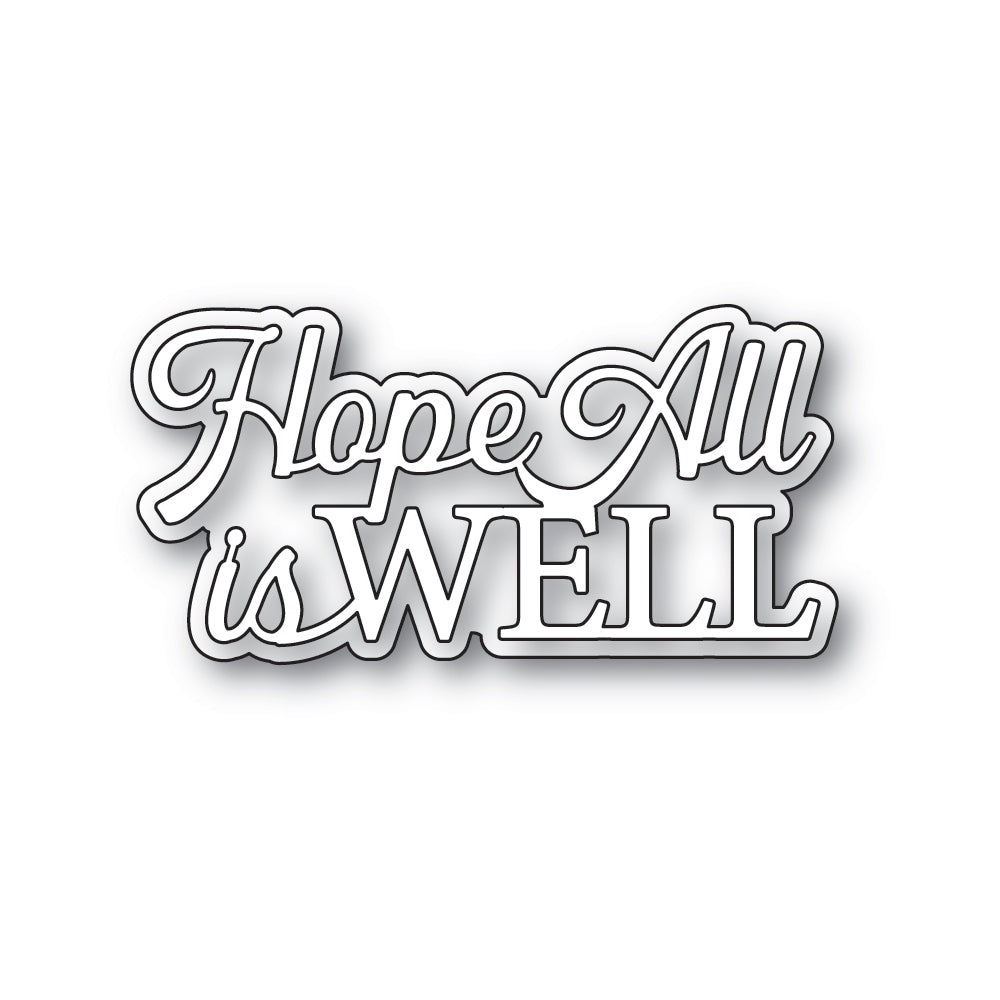 Memory Box Inc - Everyday Sentiments Collection  Craft Die- Hope All Is Well