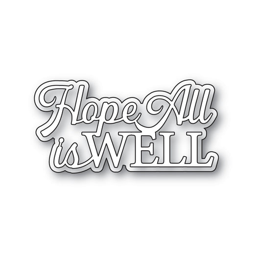 Memory Box Inc - Everyday Sentiments Collection  Craft Die- Hope All Is Well