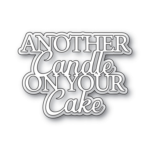 Memory Box Inc - Everyday Sentiments Collection  Craft Die- Another Candle On Your Cake