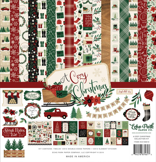 Echo Park - A Cozy Christmas 12 x 12 Collection Kit