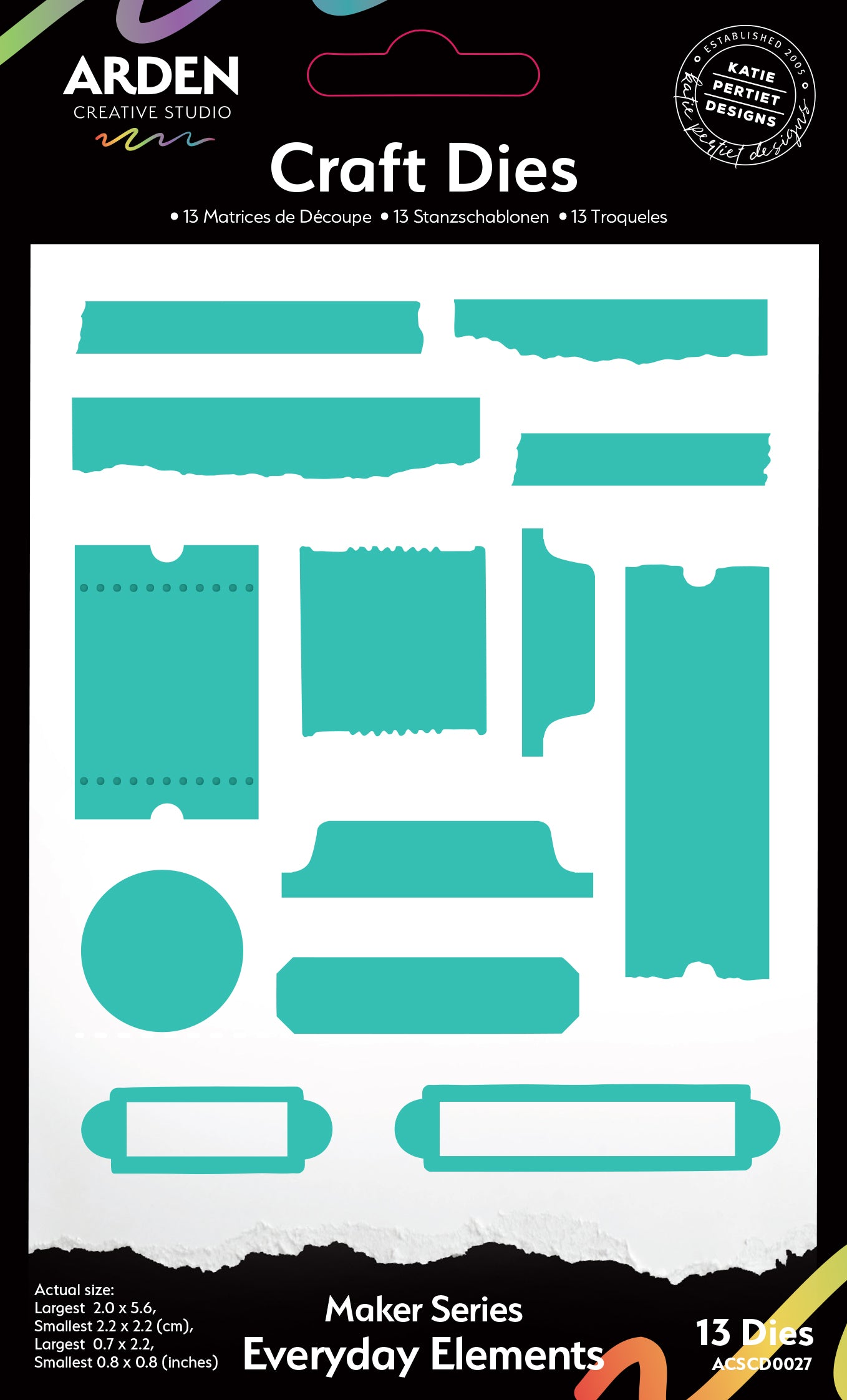 Arden Creative Studio - Maker Series - Craft Die Set - Everyday Elements