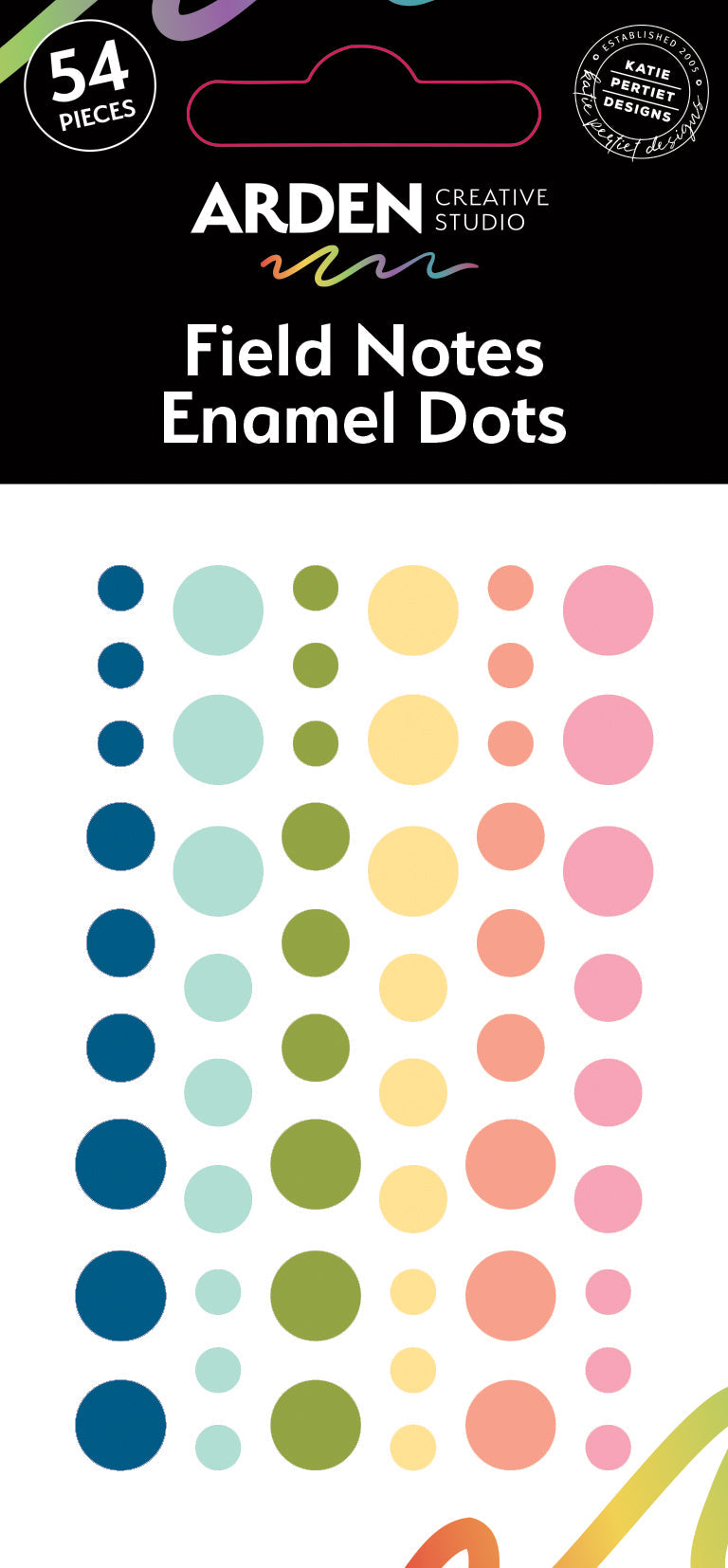 Arden Creative Studio - Enamel Dots - Field Notes