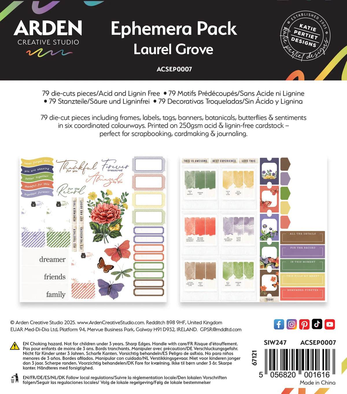 Arden Creative Studio - Laurel Grove - Ephemera Pack