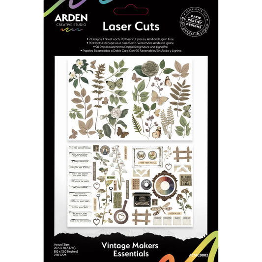 Arden Creative Studio - Vintage Makers - Laser Cuts - by Katie Pertiet